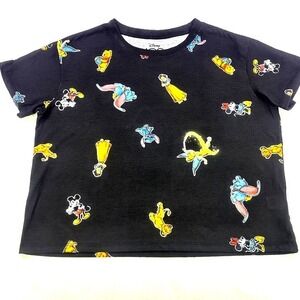 Disney Classic Characters Black T-Shirt L NWOT‎